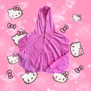 🎀y2k pink velour jacket🎀